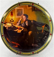 “A Young Man’s Dream” Plate by Norman Rockwell