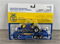 National FFA Puller Tractor & Sled, 1/64