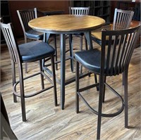 Counter Height Table & (5) Chairs