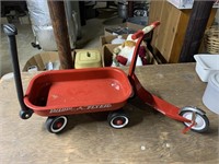 Miniature Radio flyer wagon and scooter