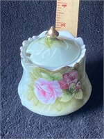Lefton 3” jelly jar with lid.