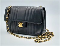 1990s Chanel Mademoiselle Classic Flap Chain Bag