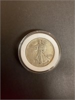 Walking liberty silver half dollar 1942