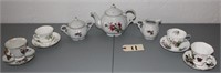 Vintage tea cups, tea set