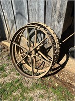 Antique Steel Tractor Wheels