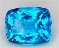 A Huge 142ct London Blue Topaz Natural Gemstone. R