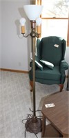 2 end tables, tall standing  lamp