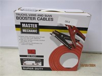 New Master Mechanic 4 gauge 20' Booster Cables