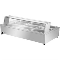 VEVOR 110V Bain Marie Food Warmer 9 Pan(SEE DESC)