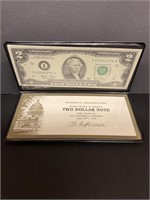 Authentic uncirculated $2 note