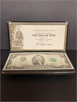 Authentic uncirculated $2 note set