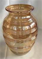 Hocking Carnival Rings  Glass Vase
