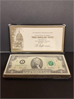 Authentic uncirculated $2 note