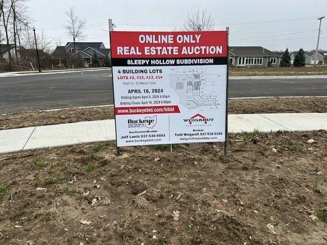 ONLINE ONLY REAL ESTATE AUCTION  SLEEPY HOLLOW SUBDIVISION