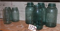 blue jars