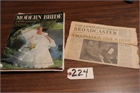 Modern Bride spring magazine 1955