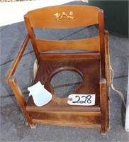 potty chair and jumpy chair