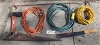electrical cords, hand tools
