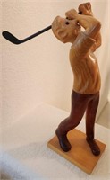 T - GOLFER STATUETTE 12"T (L42)