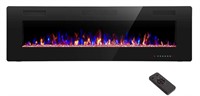 R.W.FLAME 60 Wall Fireplace  750-1500W