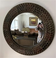 44" Beveled Round Mirror