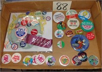 Pin Button Collection Lot