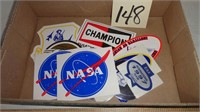 Advertising Sticker Lot – NASA / Good Year /