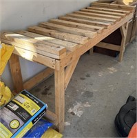 Wood Frame Bench