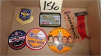 Patches / Ribbons / Button Pin Lot