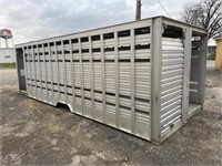 EBY 22' Aluminum Livestock Hauler Body