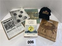 St. Mary's County Books, Hat, Bootleg Sign,