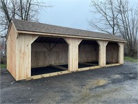 New 12'X32' Animal Run In Shed/Shelter