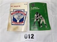 1973 & 1974 St. Mary's Little League Directories