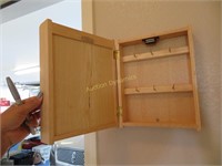Pine, Hidden Key Cabinet / Mail Holder