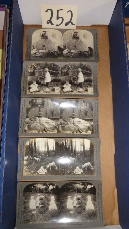 Vintage Stereograph Pictures Lot