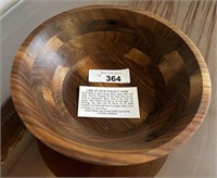 10" Walnut Wood Bowl