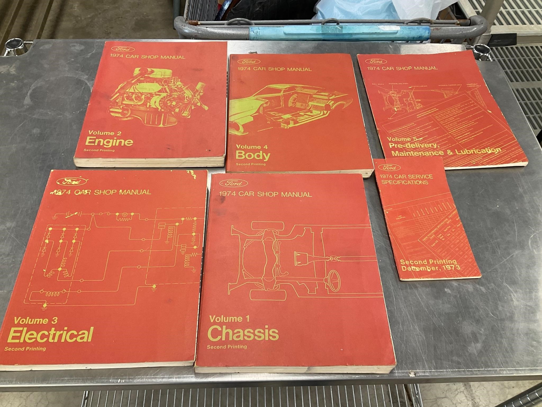 1974 Ford shop manuals