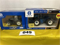 (2) New Holland Tractors Toys,
