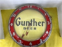 Gunther Beer Clock,