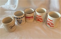 4 Restaurant Collectors mugs