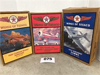 3 Wings of Texaco Model Planes,