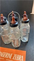 Toy Baby Bottles and Holder