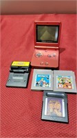 working tested Gameboy advanced sp and games &