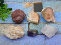 MIXED LOT ROCK STONE LAPIDARY SPECIMEN