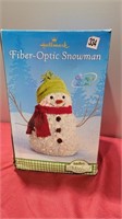 Hallmark nib fiber optic snow man