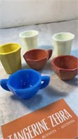 Akro Agate Cups