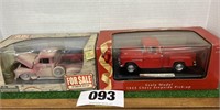 (2) 1:24 Scale Collector Toy Trucks,