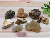 MIXED ROUGH LOT ROCK STONE LAPIDARY SPECIMEN