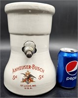 Anheuser-Busch 1919 Stoneware Syrup Dispenser