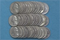 Roll of Washington Silver 90% Quarters